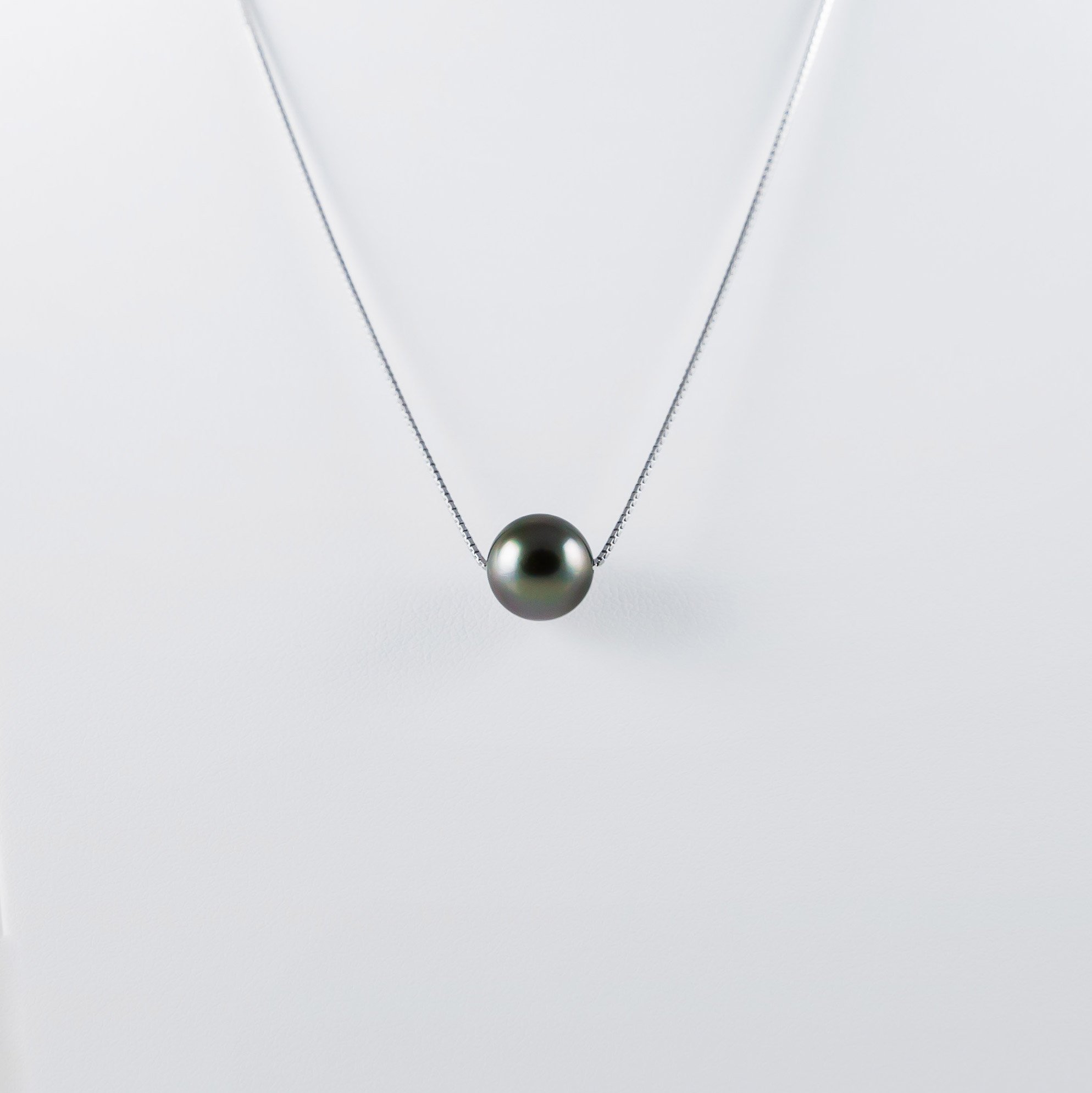 NYX — Tahitian Pearl Silver Chain Pendant